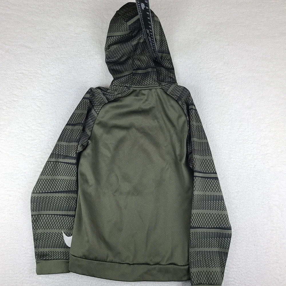 Nike Hoodie Mens‎ Small Dark Green Olive Dri Fit Training Activewear 800303-325